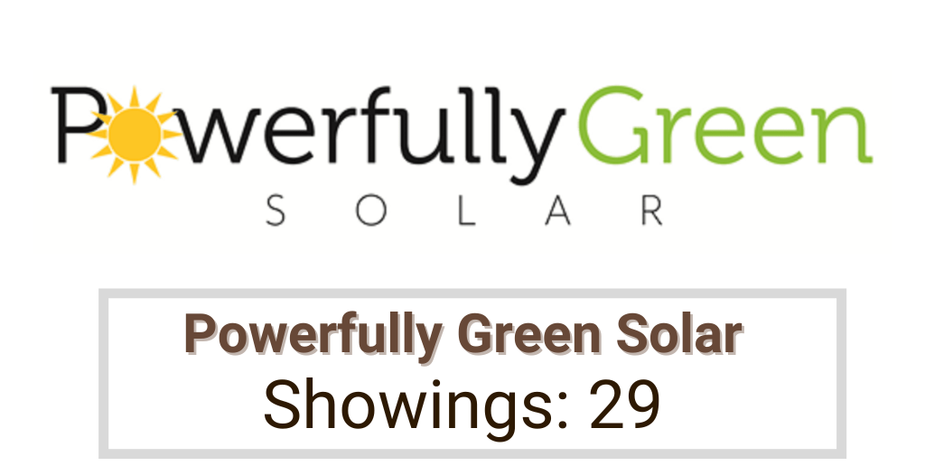 Powerfully Green Solar
Showings: 29